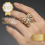 Gold Butterfly Filigree Ring