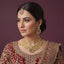 Royal Ruby Gold Plated Bridal Set – Luxury Wedding Collection