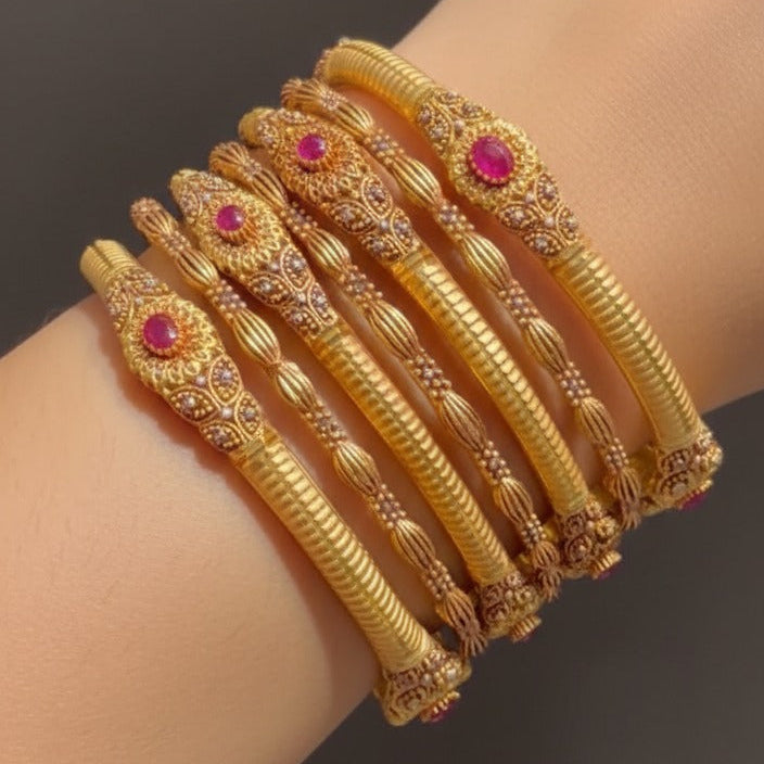 Imperial Heirloom Ruby Bangle Set