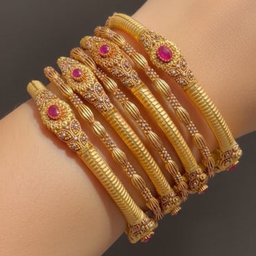 Imperial Heirloom Ruby Bangle Set