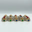 American Diamond Gold Plated Color Stone Ring