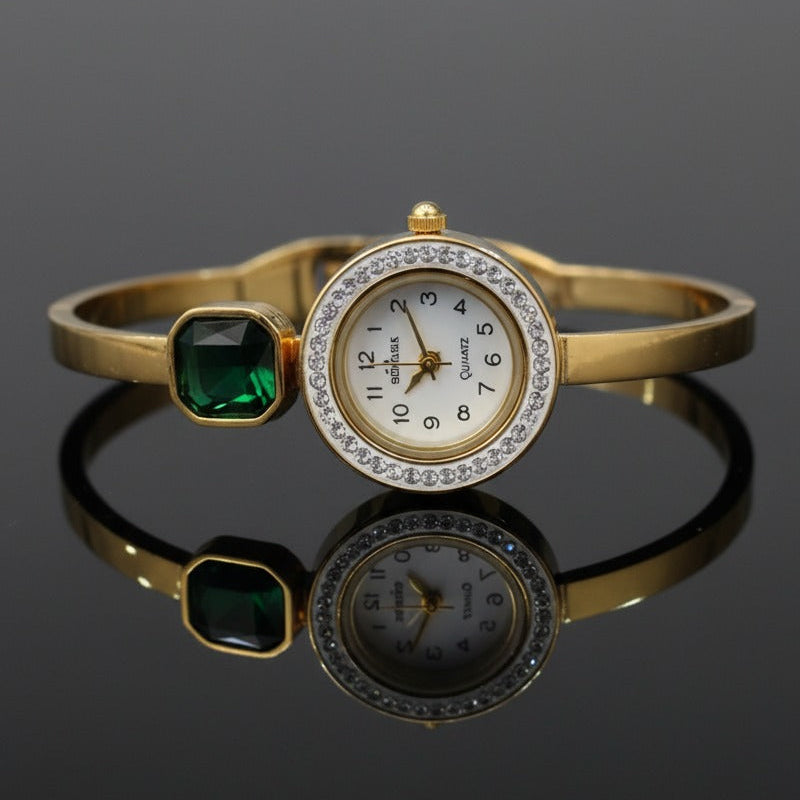 Elegant Gold Plated Ladies Watch