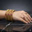 Ruby Style Gold Plated Bangles Set