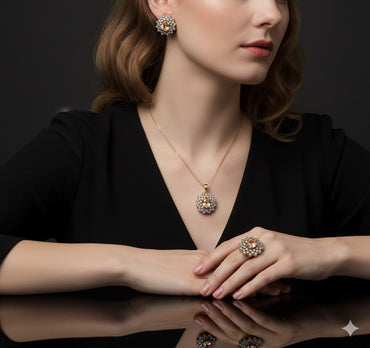 Elegant Combo Pendant Set – Eid Gift Collection