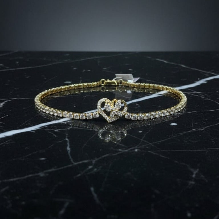 Heart Crystal Bracelet – Eid Gift Collection