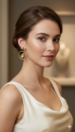 Elegant Gold Plated Earrings – Eid Gift Collection