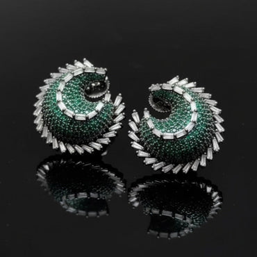 Green AD Studs – Eid Gift Collection