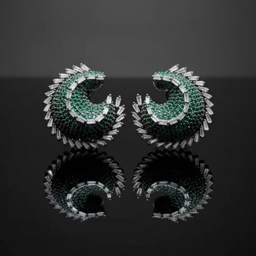 Green AD Studs – Eid Gift Collection