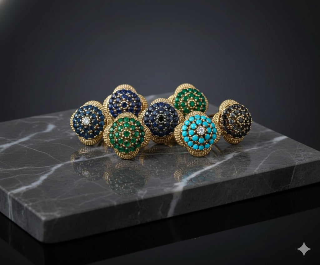 Gold Plated Size Adjustable Traditional Ring