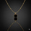 Minimalist Black Pendant Necklace