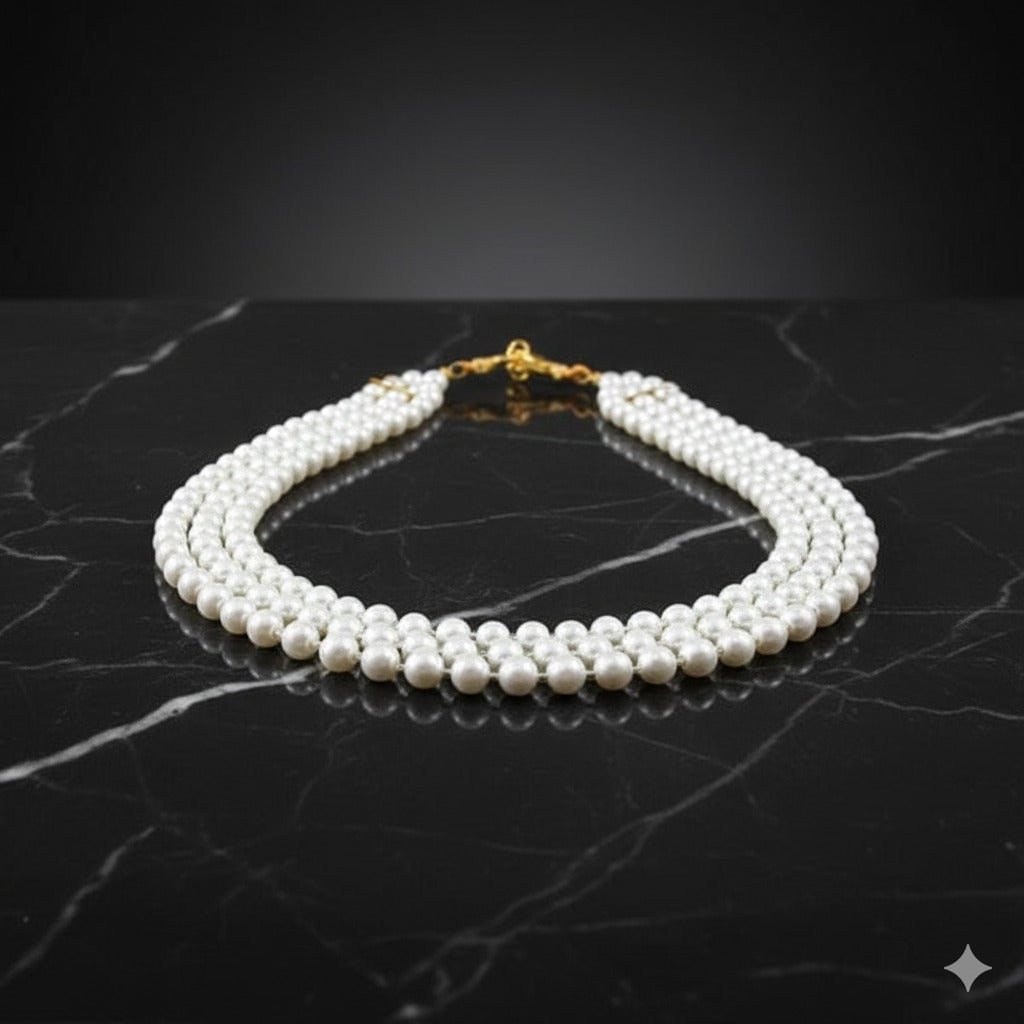Elegant Multi Layer Pearl Mala