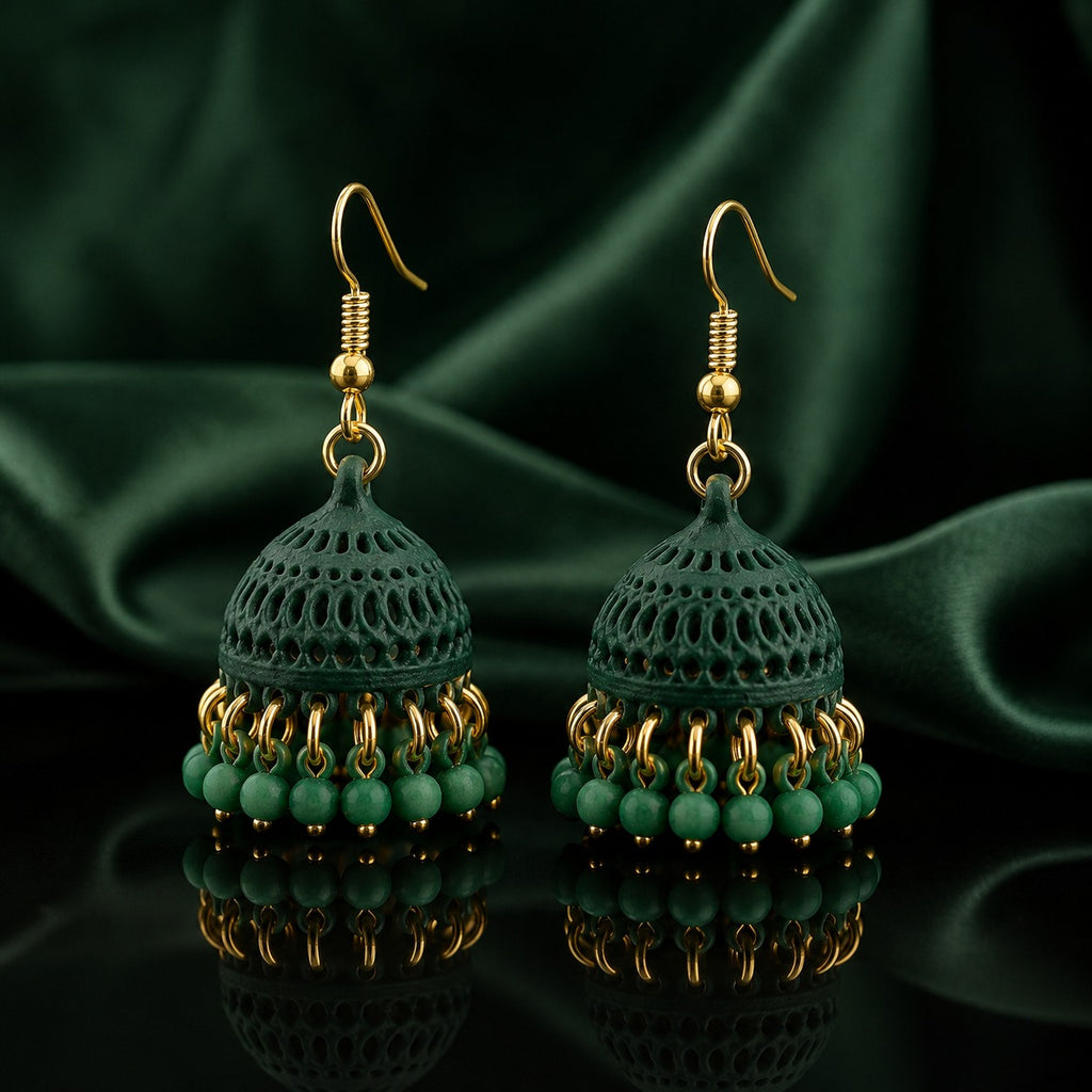 White Pearl Jhumka – Rs. 550