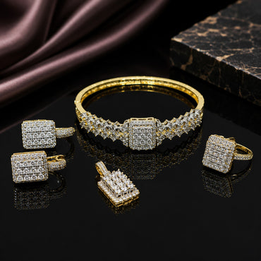 Royal Grid Luxe Set – Rs. 7950