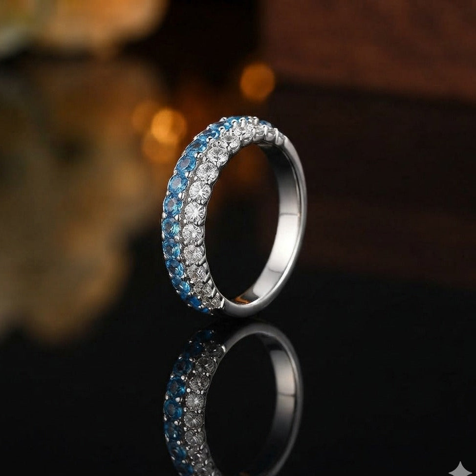 Blue Crystal Ring – Rs. 1050