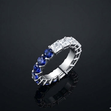 Blue Sapphire Crystal Ring – Rs. 1450