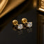 Solitaire Stud Earrings