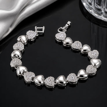 Heart Charm Bracelet