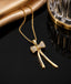 Bow Crystal Pendant