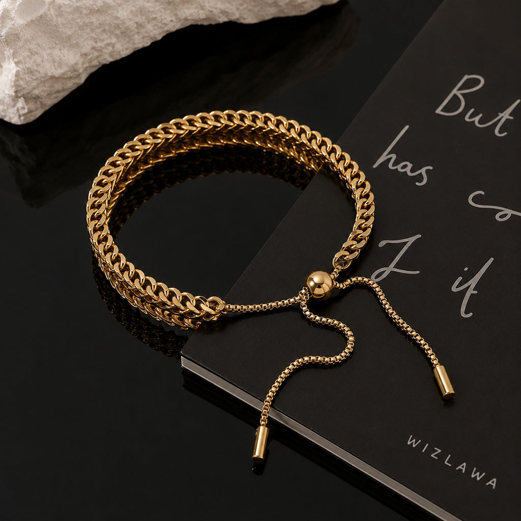 Gold Cuban Link Bracelet