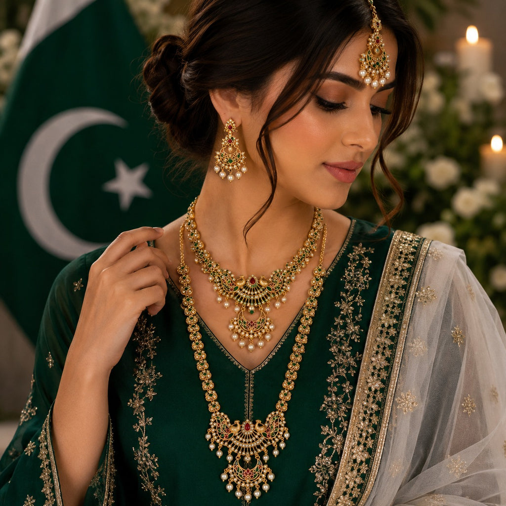 Royal Antique Bridal Necklace Set