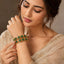 Gold Pearl Star Floral Bangles – Set of 2 | Bridal Jewelry