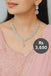 Teardrop CZ Necklace Set – Rs. 3650