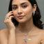 Sapphire & Pearl Teardrop Set – Rs. 2250
