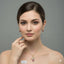 Sapphire & Pearl Teardrop Set – Rs. 2250