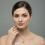 Sapphire & Pearl Teardrop Set – Rs. 2250