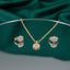 Original Gold Plated Pendant Set with Real Stones for Women