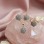 Sparkling Floral Gold-Plated Locket Set - Rs 1850