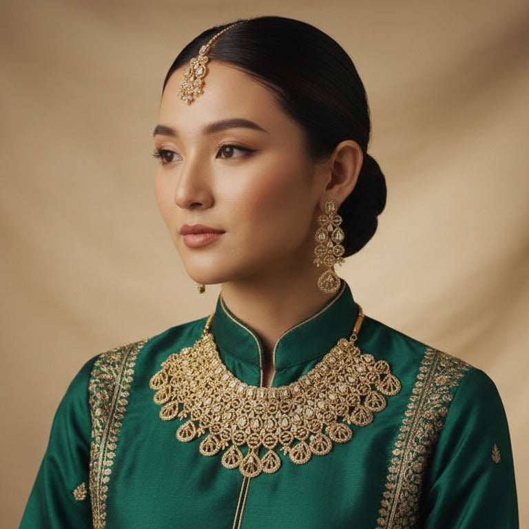 American Diamond Necklace Set – Rs. 16,500