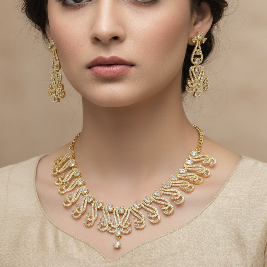 Gilded Sovereign Necklace Set