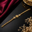 Gold Floral Crystal Bracelet