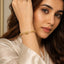Gold Floral Crystal Bracelet
