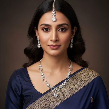 Halo Orbit Circular Link & Tikka Set – Rs. 3,250