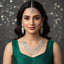 Regal Three-Tier Pavé Diamond Look Bridal Set – Rs. 7,250