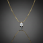 Sparkling Crystal Teardrop Locket