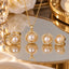 Gold CZ Swirl Orbit Halo Pearl Pendant Necklace, Earrings & Ring 3-Piece Set