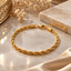 Gold-Tone Rope Chain Bracelet with Extension Chain