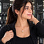 Gold Tulip Pearl Pendant Necklace