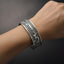 Ya Hussain Islamic Calligraphy Adjustable Cuff Bracelet
