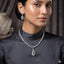 Laurel Leaf Pear Drop Necklace Set