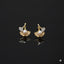 Trendy Ginkgo Leaf Stud Earrings