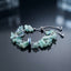 Mint Green Floral & Chip Bead Bracelet