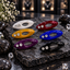 Multicolour Oval Hijab Pins with Sparkle Detail – 6-Piece Pack