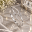 Butterfly Bangle with Sparkling Clear Accents