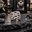 Silver-Tone Interwoven Wave Ring