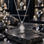 Oval Green-Accent Pendant Necklace – Gold-Tone & Silver-Tone