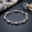 CZ Oval & Marquise Vine Wave Tennis Bracelet — Gold & Silver Tone | Multiple Colors
